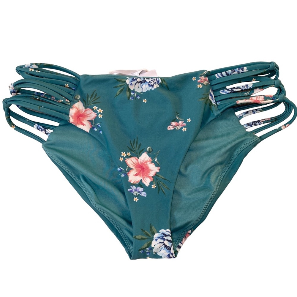 O’Neill swim bikini bottoms large chan floral full coverage NWT - Picture 4 of 9